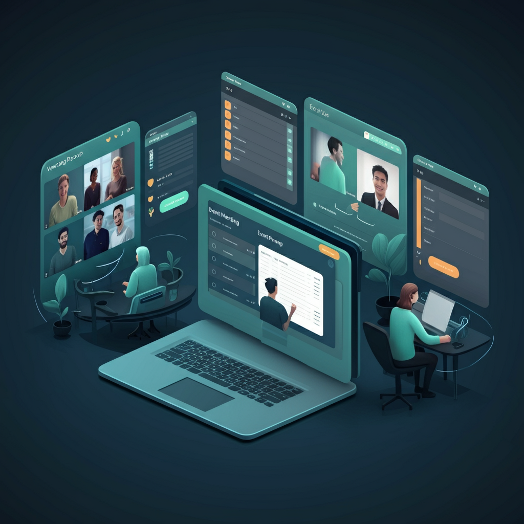 Online event planning services